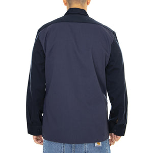 Hardinsburg Shirt - Blue - Camicia Uomo Blu 05 200354-NV . DICKIES 