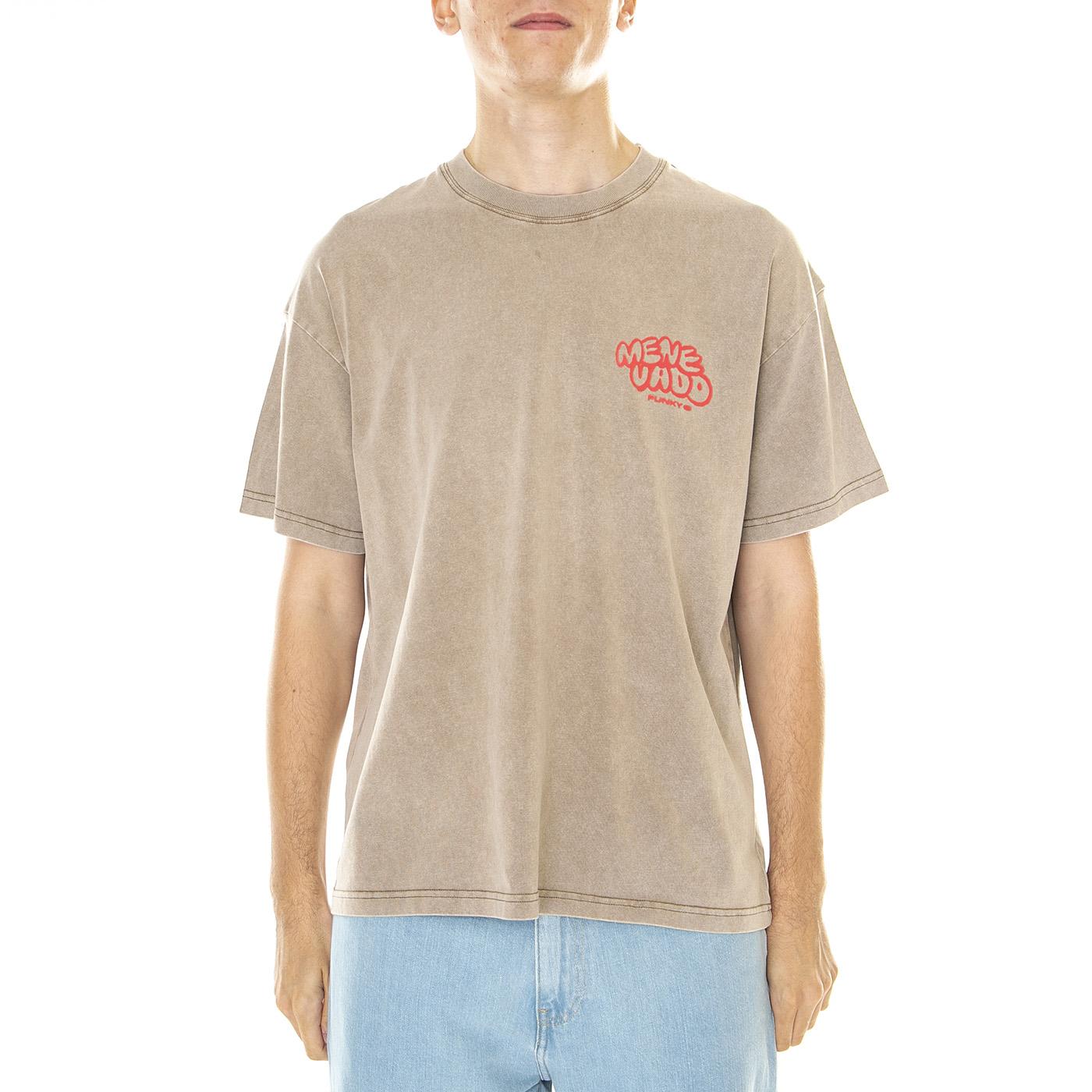  SS23-Menevado Tee Sand Washed-out  FUNKY 