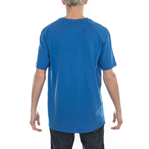 CHAMPION X WOOD WOOD CREWNECK T-SHIRT LIGHT BLUE 211884-BS073  CHAMPION 