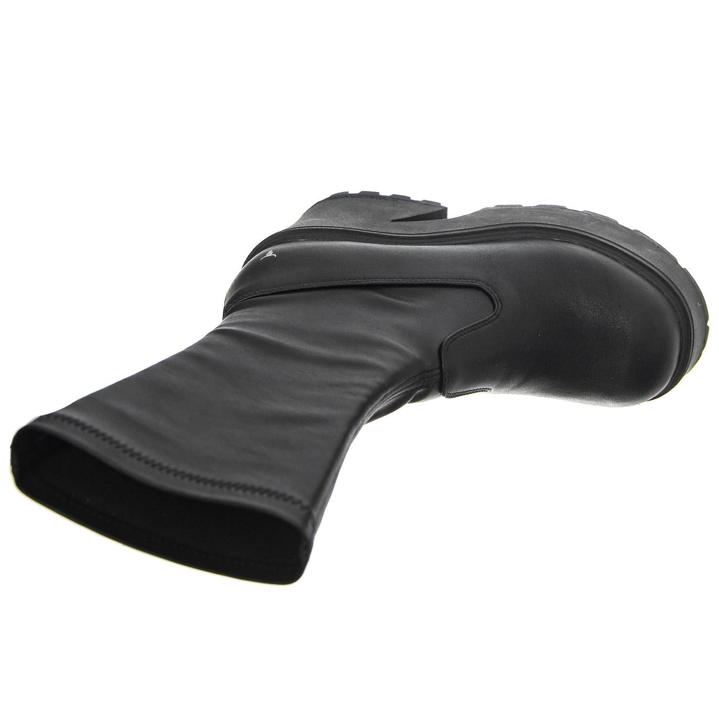 Found Black Stretch Pu - Stivali Donna Neri WSSFOUND-BLK  WINDSOR SMITH 