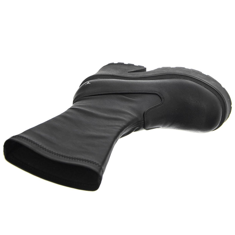 Found Black Stretch Pu - Stivali Donna Neri WSSFOUND-BLK  WINDSOR SMITH 