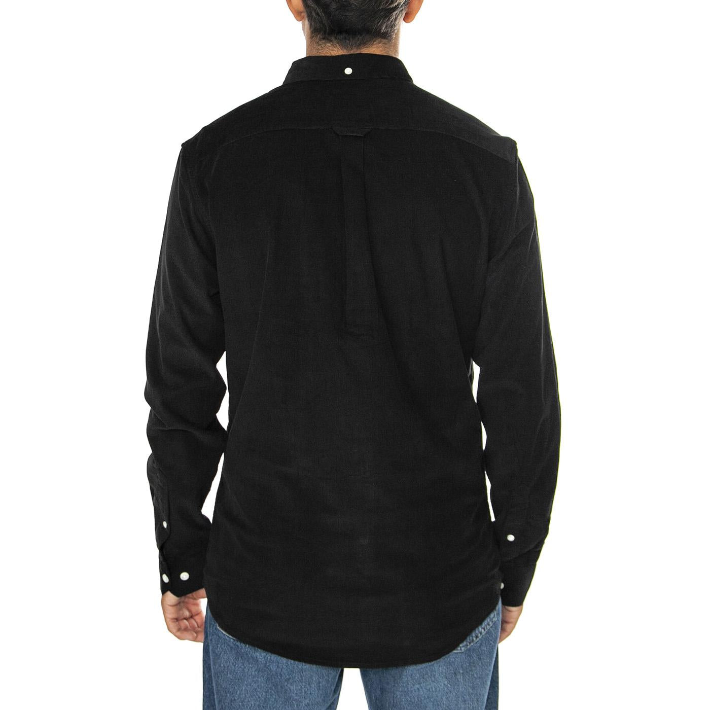 Fontella Slim Fit Shirt Black - Camicia Uomo Nera F4WF9017-010  FARAH 