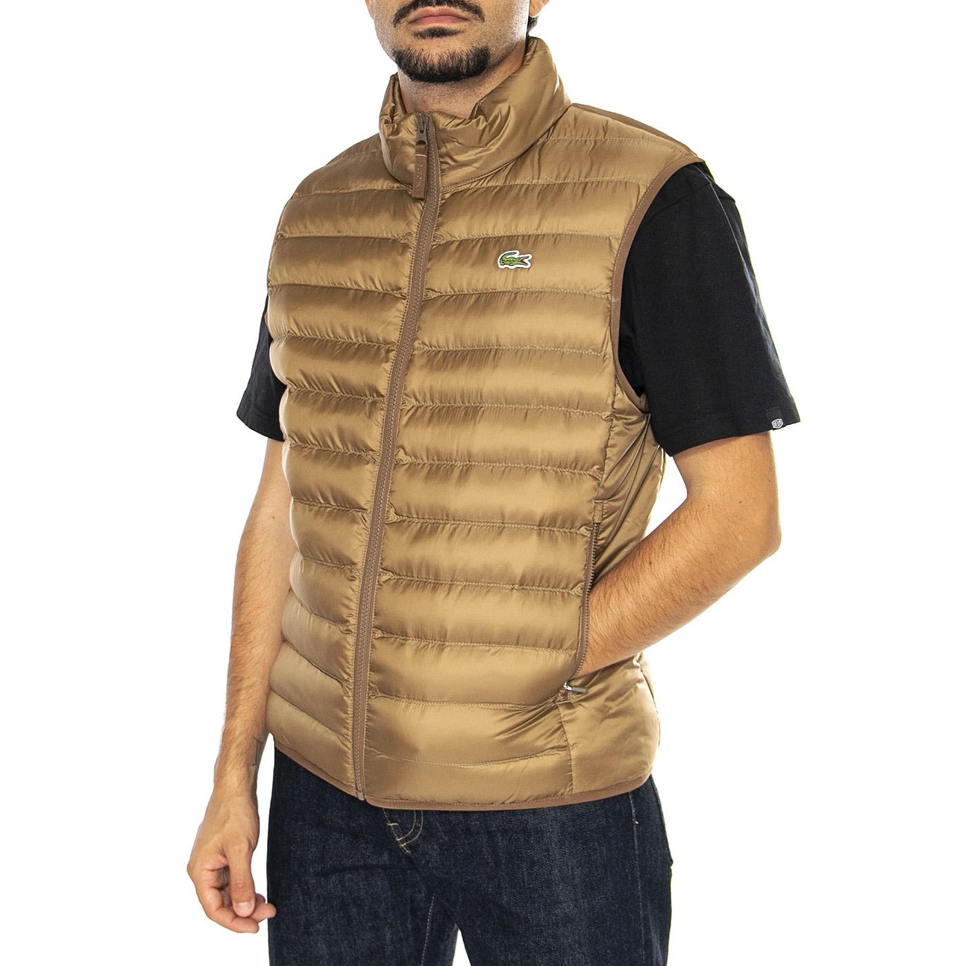 Blusone BH2886-SIX Brown - Giacca Smanicata Uomo Marrone BH2886-SIX  LACOSTE 