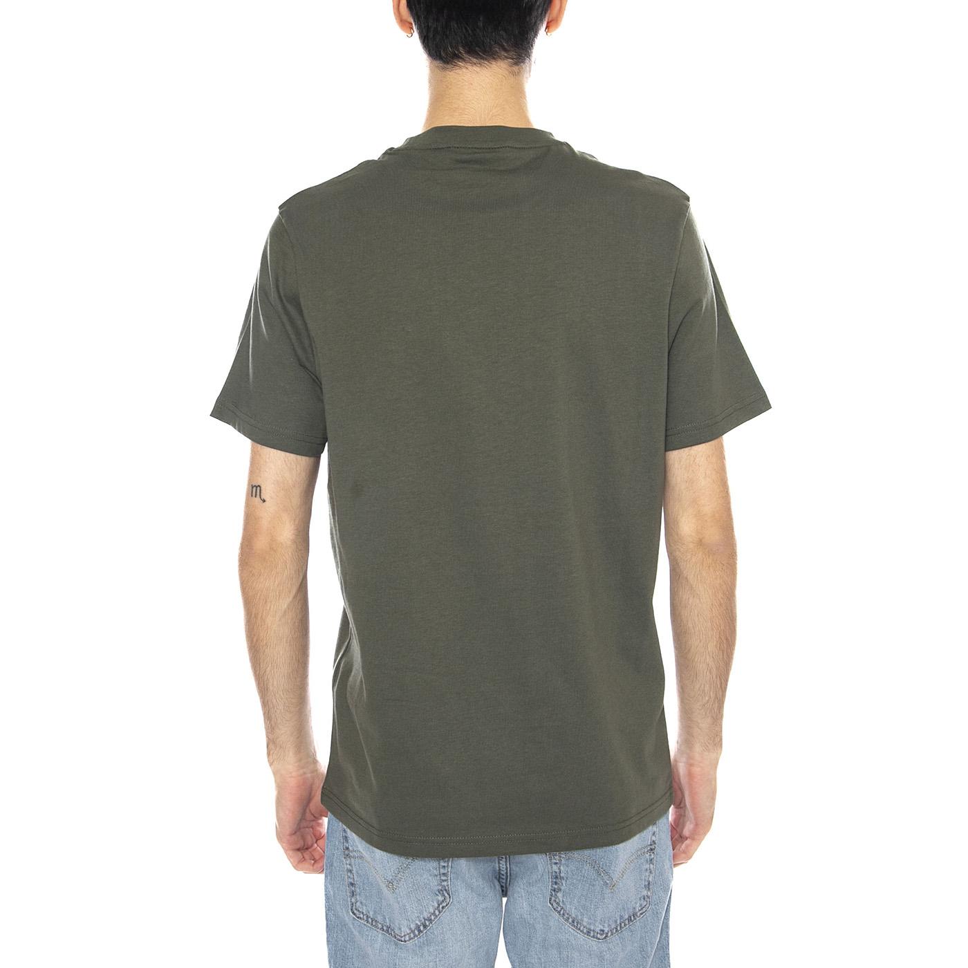 Plain T-Shirt Deep Depths - Maglietta Girocollo Uomo Verde TS400VOG-X848 . LYLE & SCOTT 