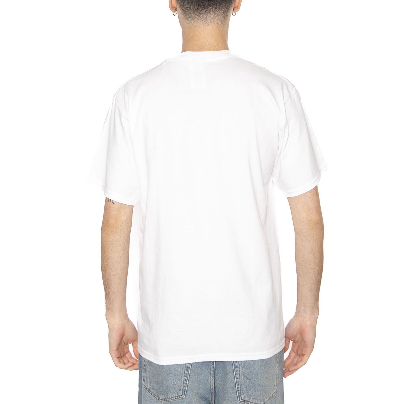 Illo Box - Maglietta Girocollo Uomo Bianca TS01725-WHITE  HUF 