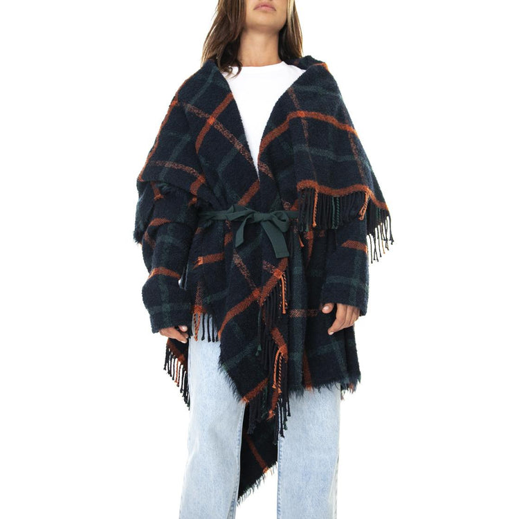 021SD35022 Poncho Scozzese Donna 021SD35022 -029097-01  ALESSIA SANTI 