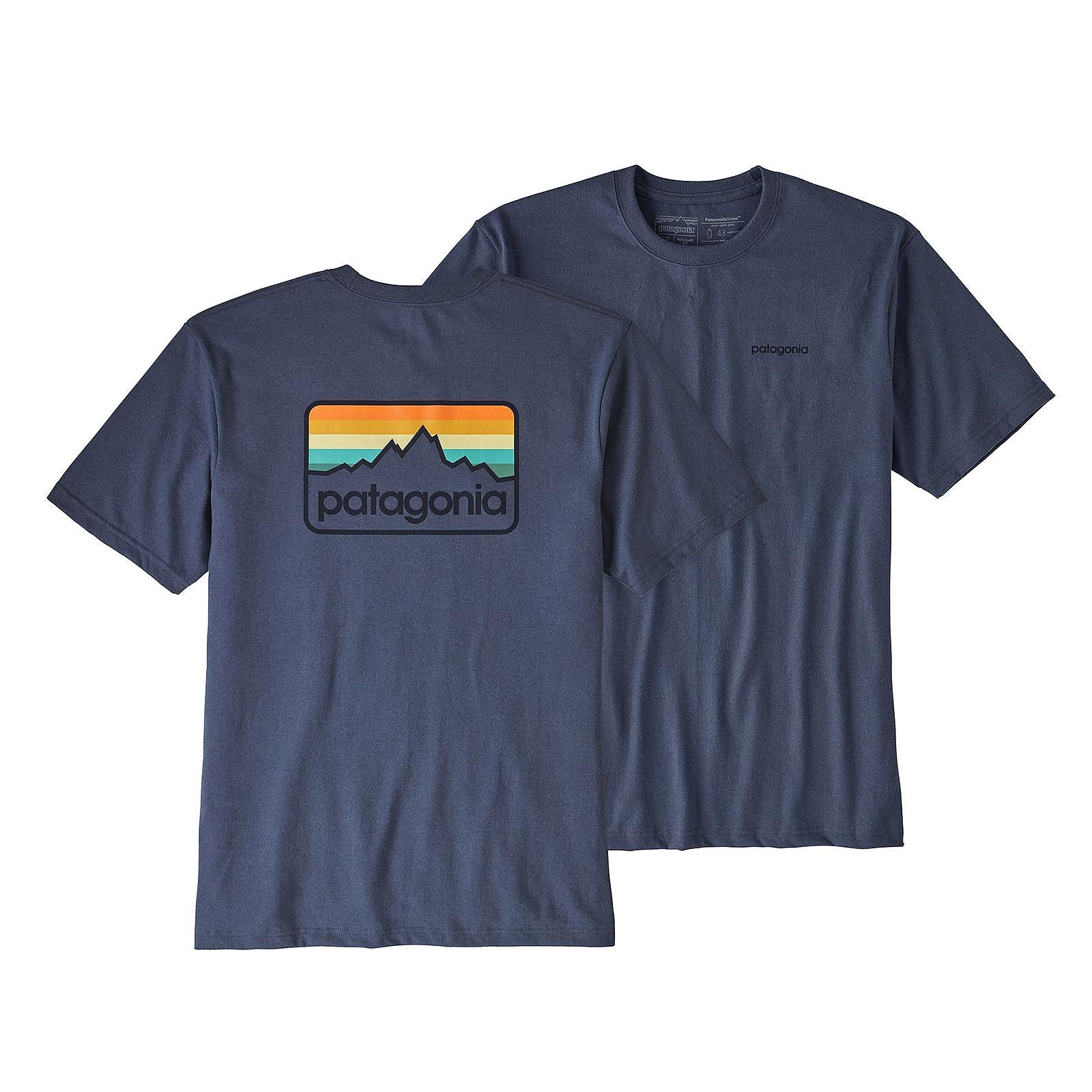 Line Logo Badge Responsibili-Tee Dolomite Blue 39045-DLMB  PATAGONIA 