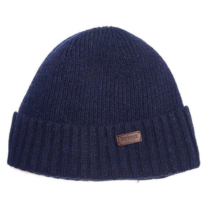 Carlton Beanie Navy - Cappellino a Cuffia Blu Scuro FW22-MHA0449-NY31 . BARBOUR 