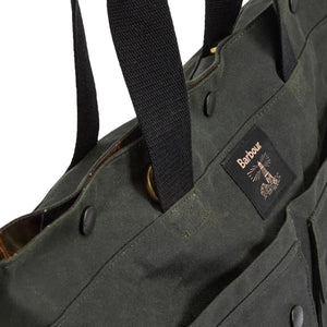 Field Wax Tote Bag Sage - Borsa Tote Verde UBA0750 SG91 BARBOUR 