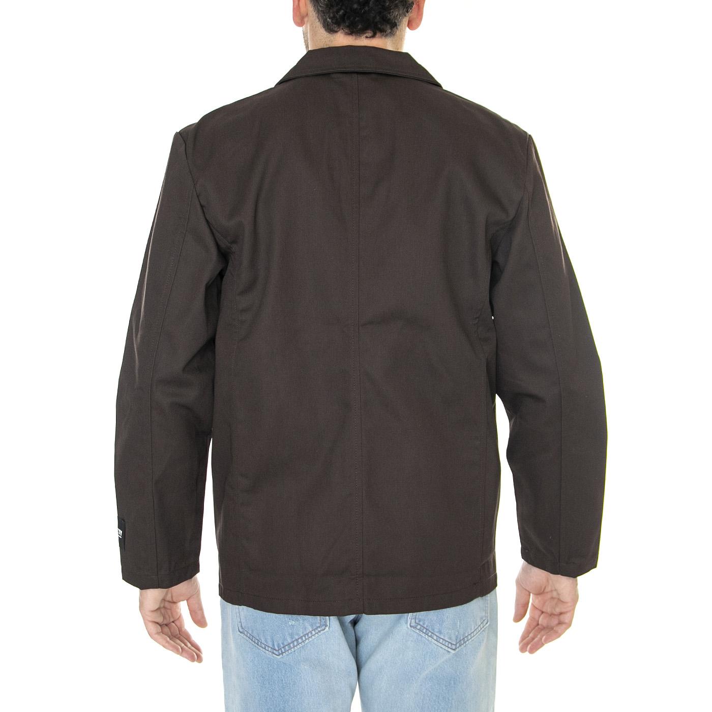 HIGHSNOBIETY X DICKIES Blazer Dark Brown - Giacca Estiva Monopetto Uomo Marrone DK0A4XXNDBX1  DICKIES 