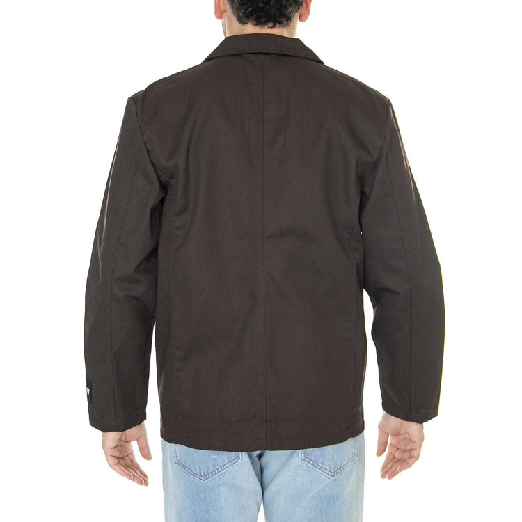 HIGHSNOBIETY X DICKIES Blazer Dark Brown - Giacca Estiva Monopetto Uomo Marrone DK0A4XXNDBX1  DICKIES 