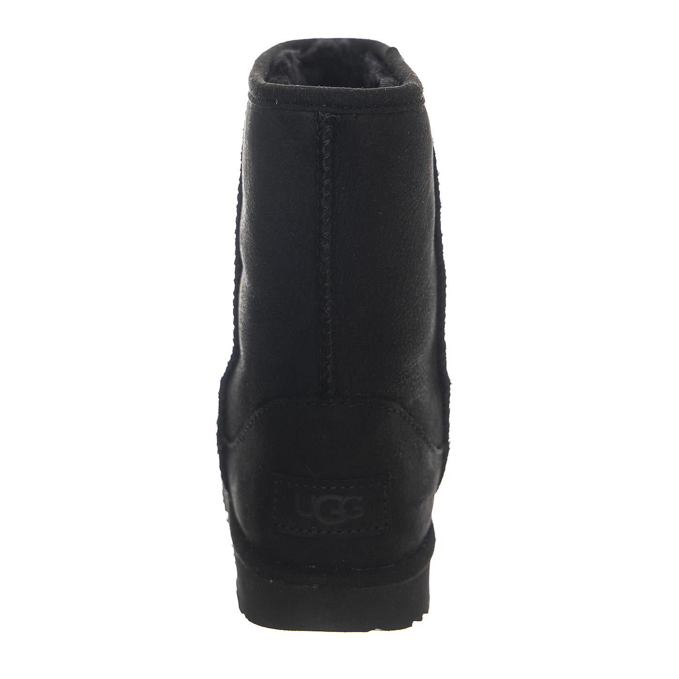 Classic Weather Short II Black K - Stivaletti Bambino Neri UGKCLSWPBK1019646K  UGG 