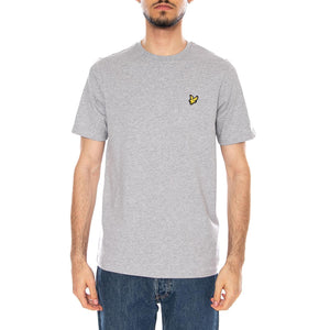 PLAIN T-SHIRT LIGHT GREY MARL - Maglietta Girocollo Uomo Grigia TS400VOG D24 LYLE & SCOTT 