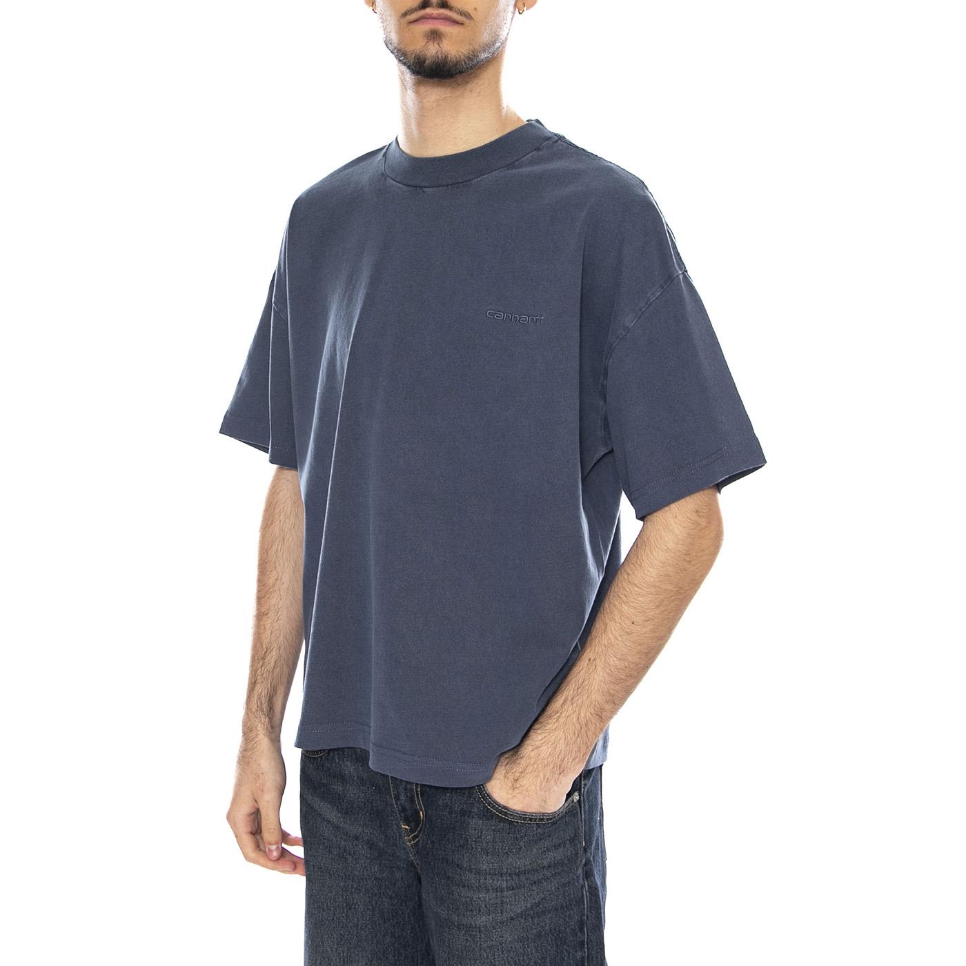 S/S Benton T-Shirt -- Maglietta Uomo Blue I035590.VQGD . CARHARTT WIP 