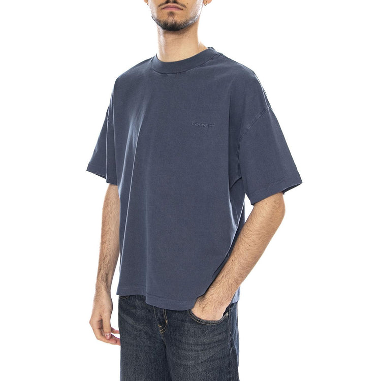S/S Benton T-Shirt -- Maglietta Uomo Blue I035590.VQGD . CARHARTT WIP 