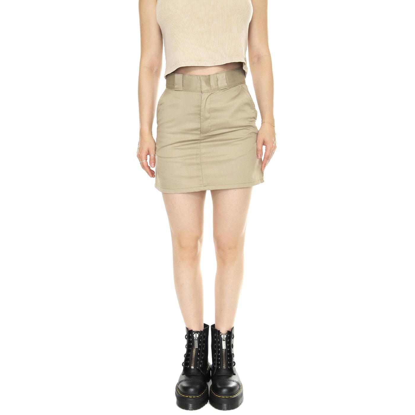 Mini Work Skirt Khaki - Gonna Beige DK0A4YQHKHK1  DICKIES 