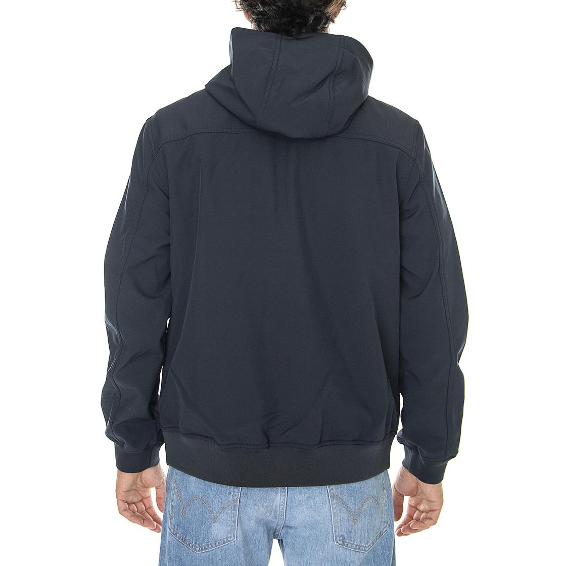 Rudd Softshell True Navy - Giacca Invernale con Cappuccio Uomo Blu F4RBC033-BLU  FARAH 