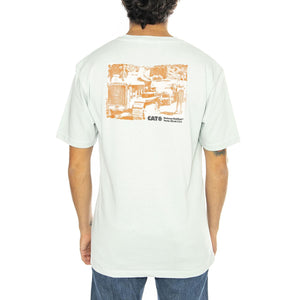 Tractor Love T-Shirt Dewkist - Maglietta Girocollo Uomo Blu 6010130-13-0107  CAT 