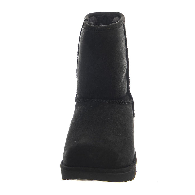 Classic Weather Short II Black K - Stivaletti Bambino Neri UGKCLSWPBK1019646K  UGG 