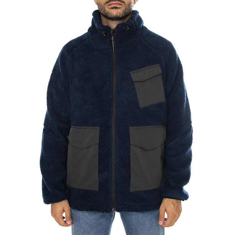 P Bear Borg Zip Thru Angled Po Navy Blazer - Giacca Uomo Blu PFD0051-203  PENFIELD 