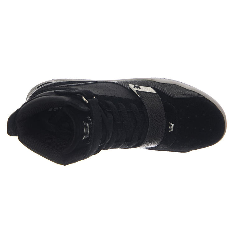 Breaker Black/ Silver / White - Scarpe Collo Alto Uomo Nere BREAKER Black/Silver-White  SUPRA 