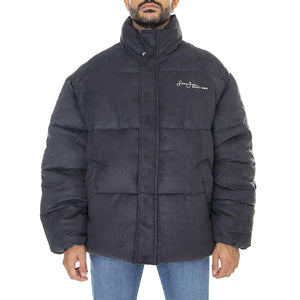 Script Logo Peached Puffer Jacket 01 Black - Giacca Invernale Uomo Nera 6076805/222  SEAN JOHN 