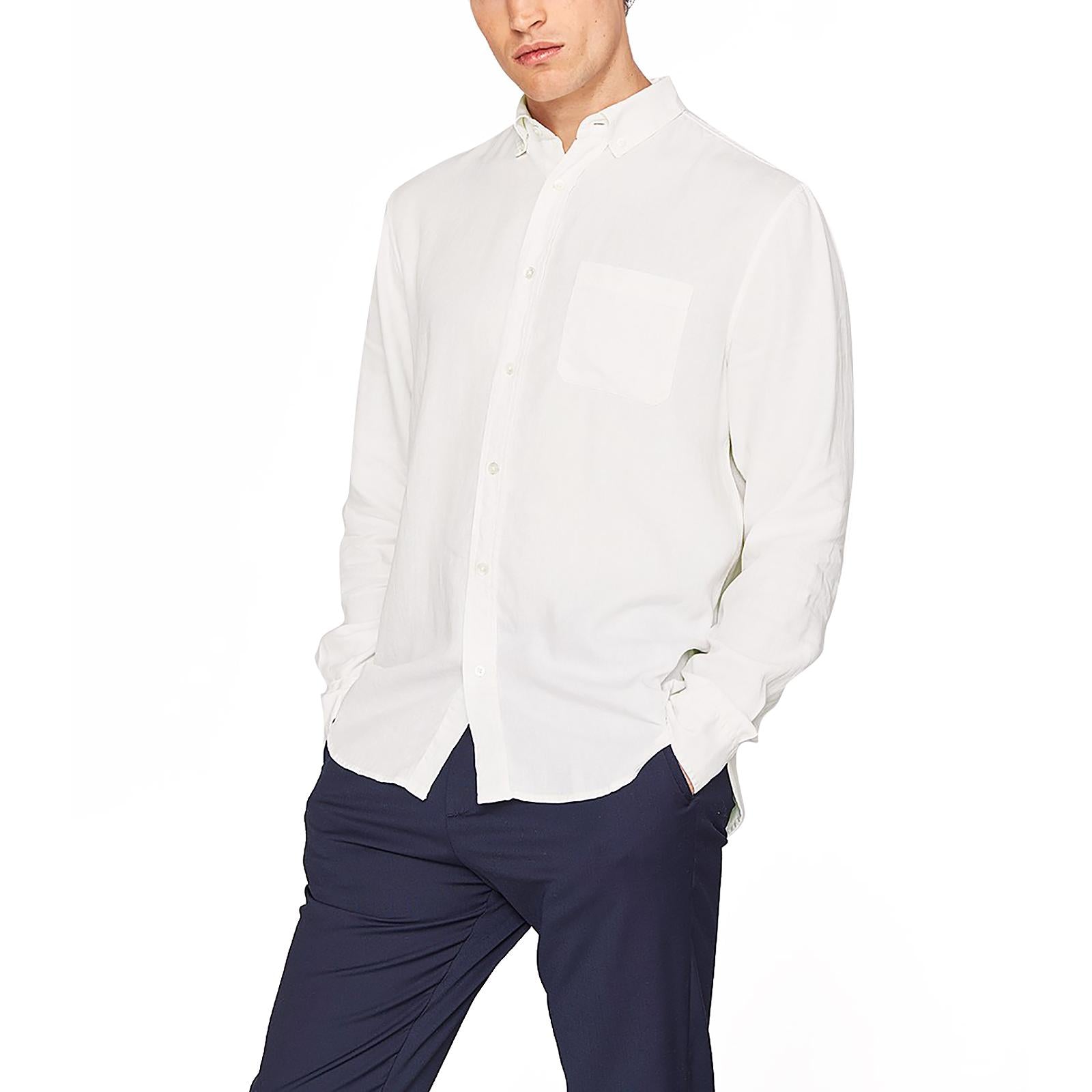 SHANE Ms shirt WHITE 181403-101  ELVINE 