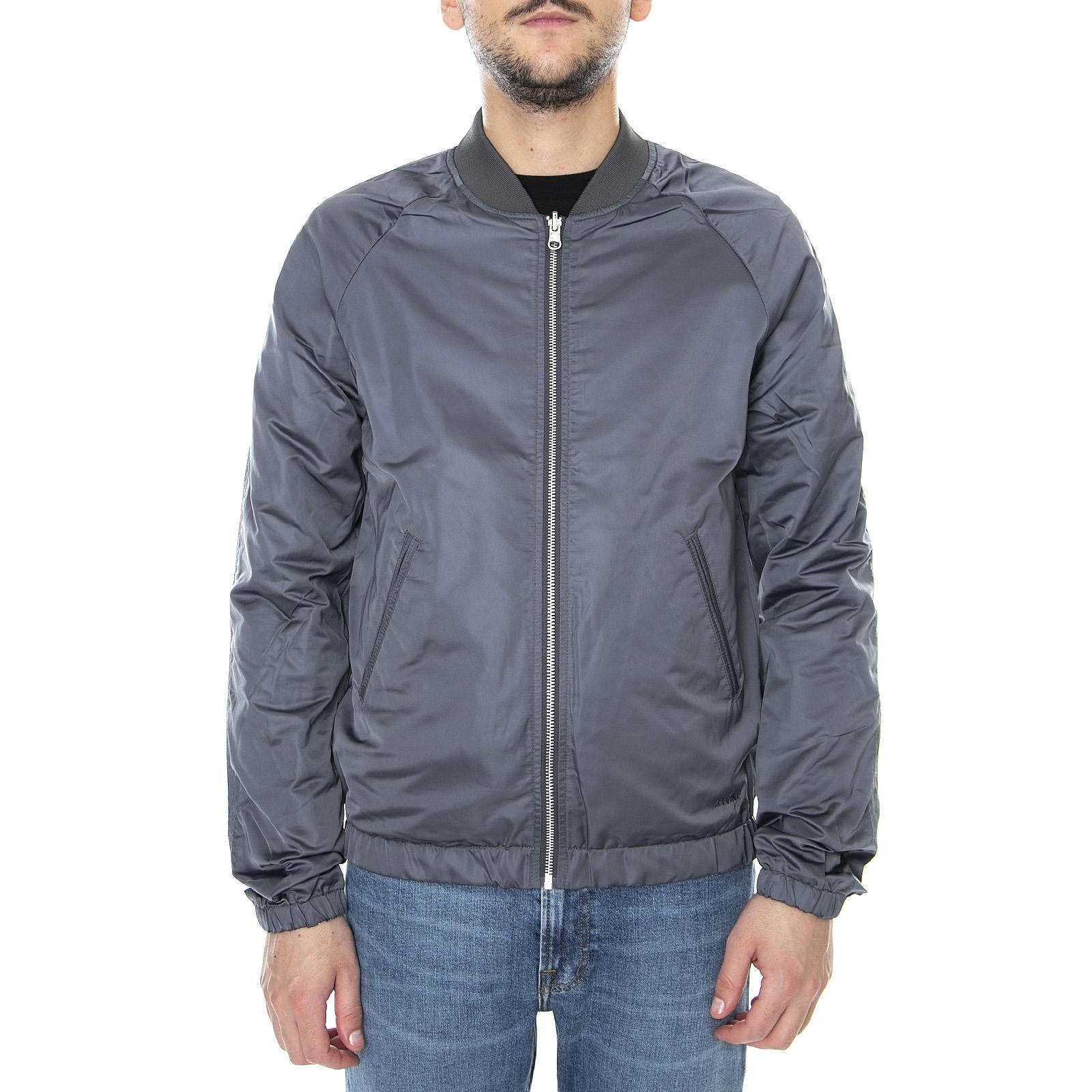 Gustav Reversible Jacket - Grey / White - Giacca Estiva Reversibile Uomo Grigia / Bianca 171025-111-grey  ELVINE 