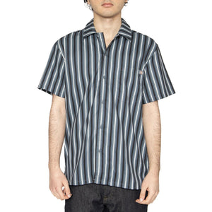 Multi Stripe Work Shirt SS Stormy Weather - Camicia Maniche Corte Uomo Multicolore DK0A87G3G701  DICKIES 