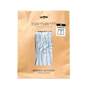 Cotton Boxer Grimsby Stripe - Mutande Boxer Uomo Blu Righe I032355 30OXX CARHARTT WIP 