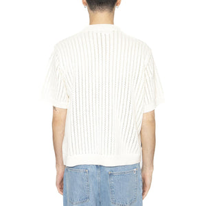 Dez Sweater Shirt Unblechaed - Camicia in Maglia Maniche Corte Uomo Beige 151000106-UBL  OBEY 