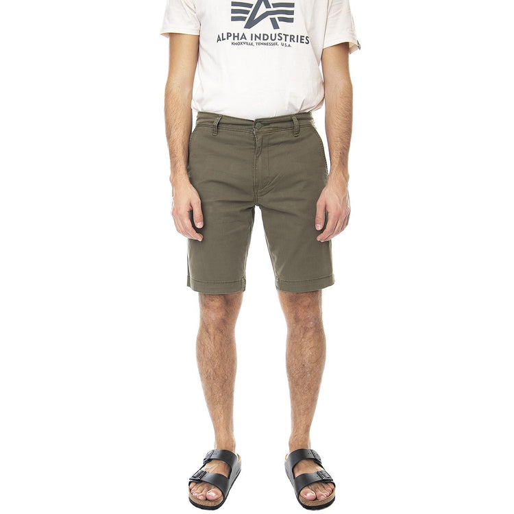 XX CHINO SHORT II BUNKER OLIVE LTWT MSTW GREEN - Bermuda Chino Uomo Verde Scuro 17202-0004-SS23 . LEVIS 