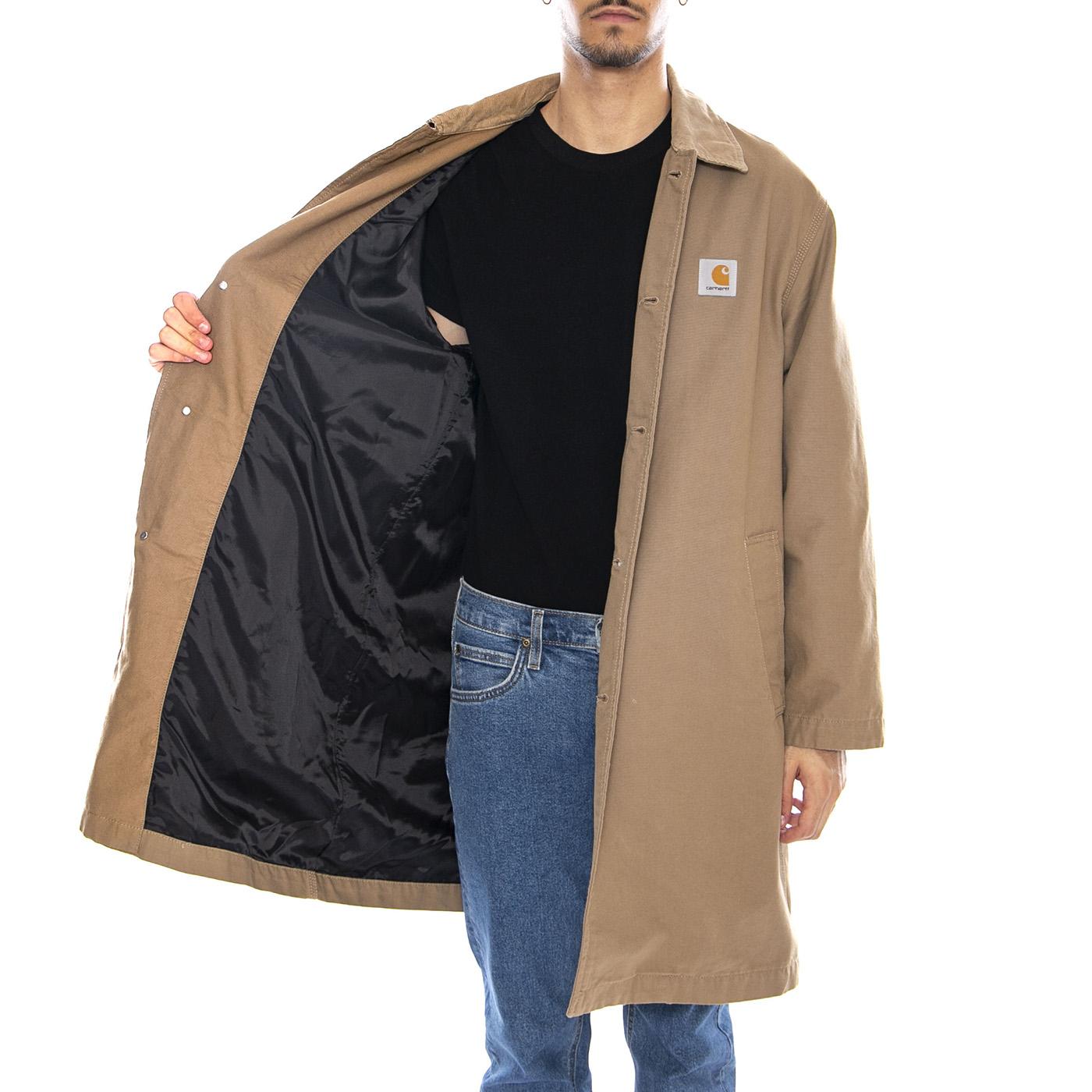 Webster Coat Leather / Leather - Giacca Uomo Marrone I035618.3AF02  CARHARTT WIP 