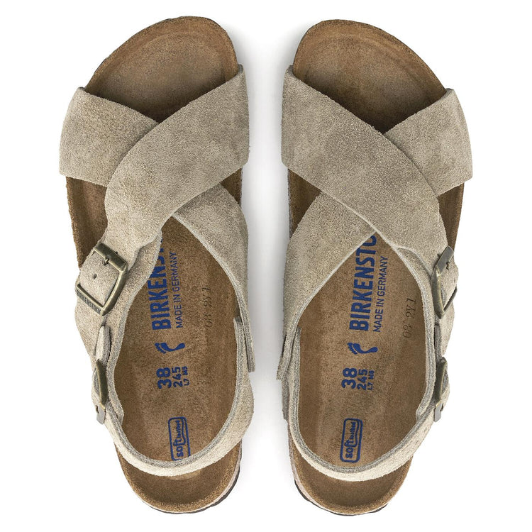 Tulum SFB Taupe Suede Leather - Sandali Donna Grigi 1024110  BIRKENSTOCK 
