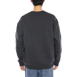Workwear SWS Washed Black Sweat - Felpa Girocollo Uomo Nera 112372312  LEE 
