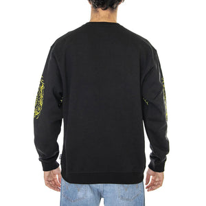 Dragon Crewneck Black - Felpa Girocollo Uomo Nera 22WISC24-BLACK  IUTER 