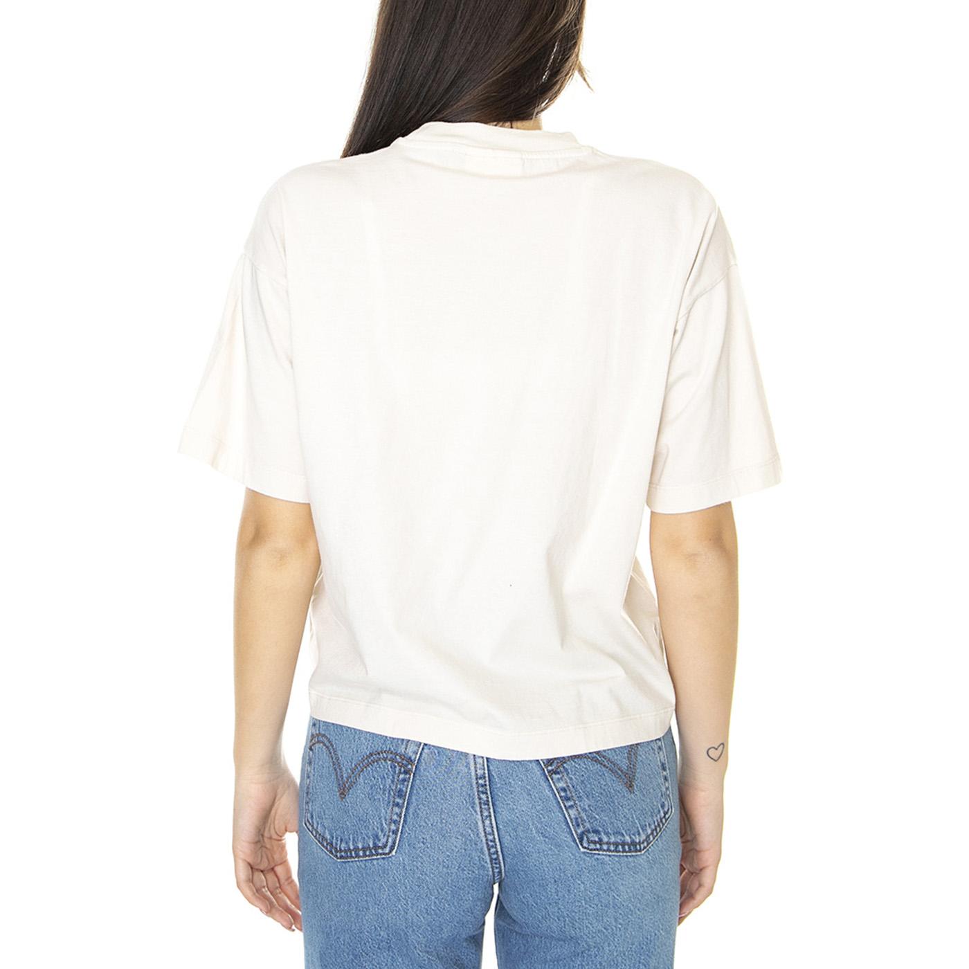 W' S/S Nelson T-Shirt Natural Garment Dyed - Maglietta Girocollo Donna Beige I029647-05GD  CARHARTT WIP 