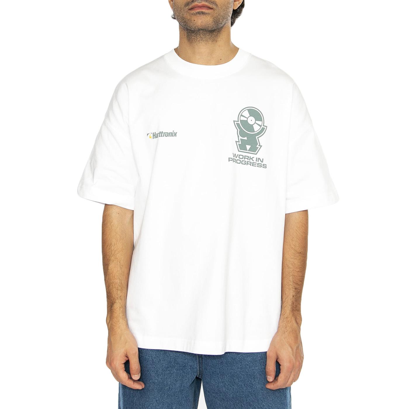 S/S Harttronix T-Shirt White - Maglietta Girocollo Uomo Bianca I034395.02XX  CARHARTT WIP 
