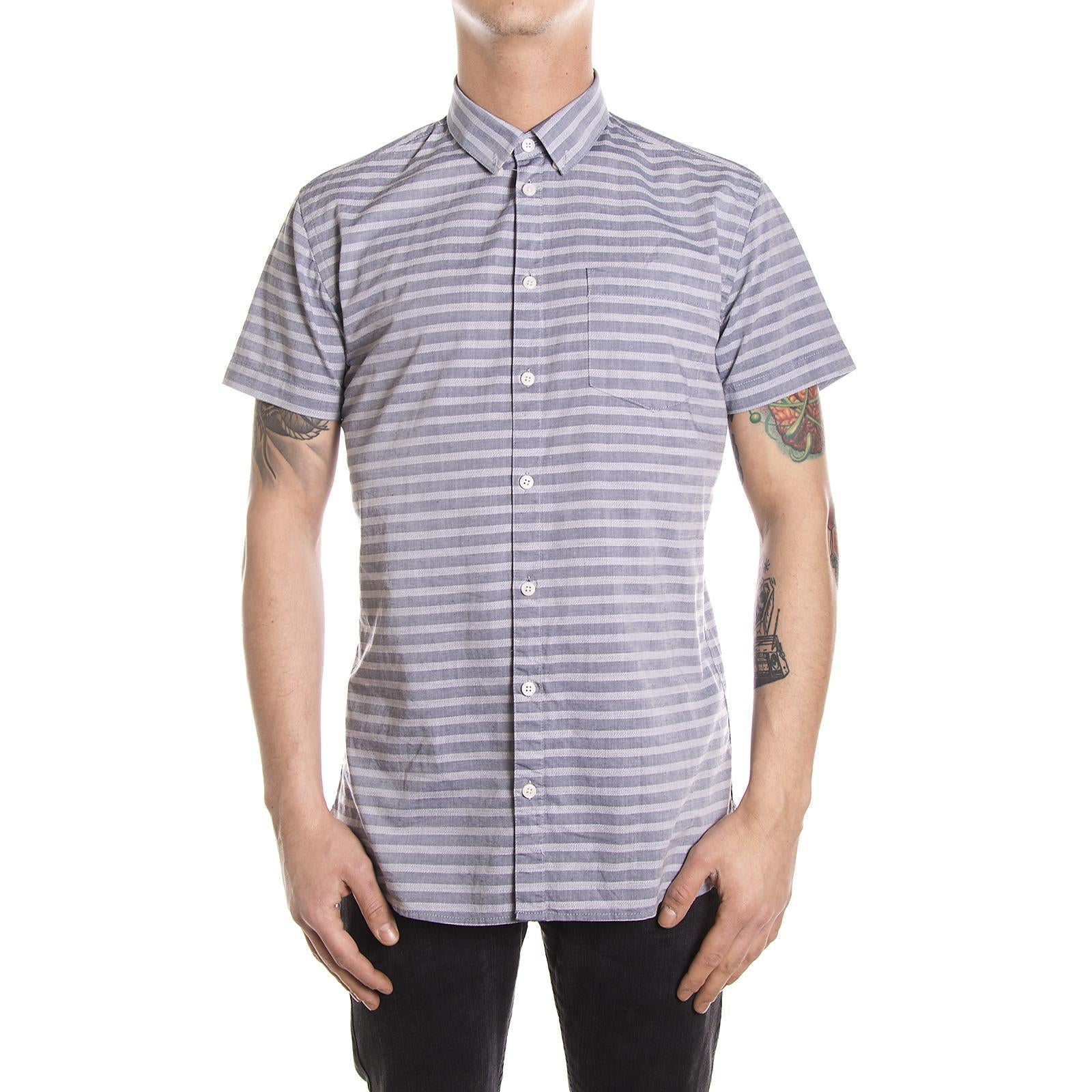 BELLINO SHIRT MEDIUM BLUE 140620082-1002  MINIMUM 