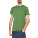 T-SHIRT GREEN - Men's Green Lacoste Crew Neck T-Shirt LACOSTE