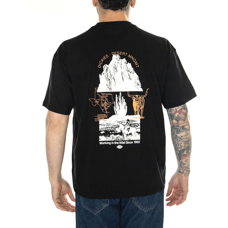 Pearisburg Tee SS Tee Nera - Maglietta Girocollo Uomo Nera DK0A4YRKBLK1  DICKIES 