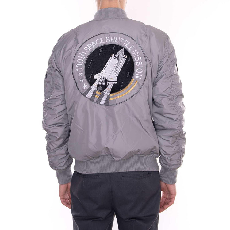 MA-1 VF Nasa Rp Bomber Jacket Silver Grey 178121-31  ALPHA INDUSTRIES 