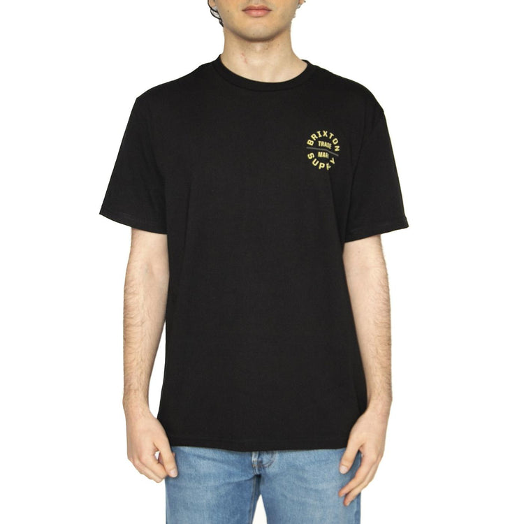 Oath V S/S STT - Maglietta Girocollo Uomo Nera 16410-BSWOS  BRIXTON 