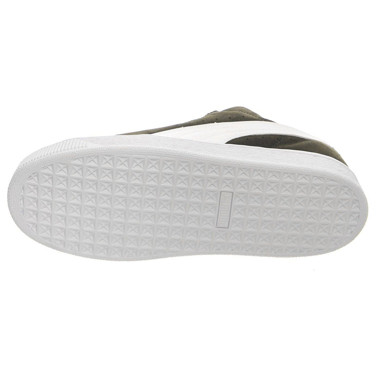 Suede XL Green Shoes - Scarpe Stringate Profilo Basso Uomo Verdi 395205-13  PUMA 