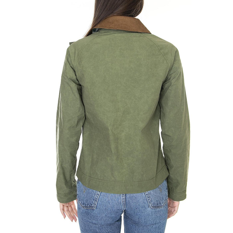 Campbell Showerproof Army Ancient - Giacca Donna Verde LSP0038-GN32-SS23  BARBOUR 