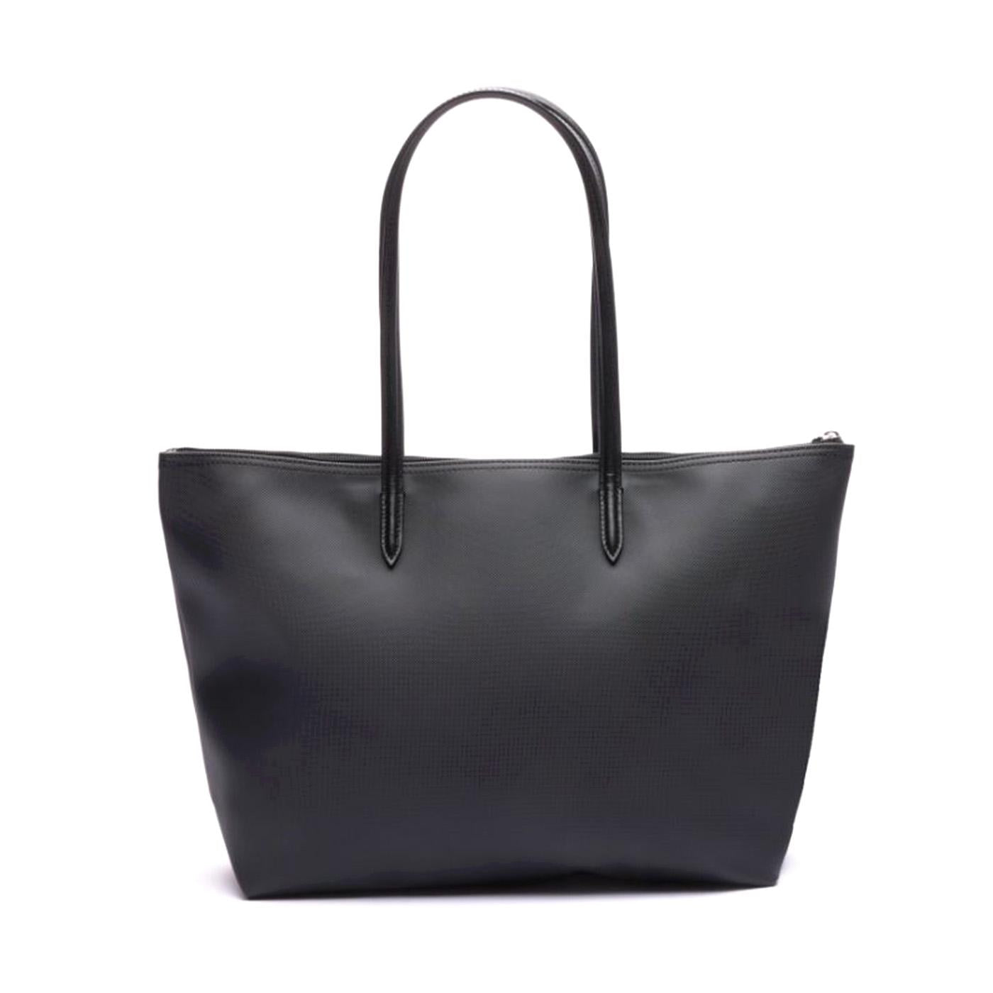 Lacoste Borsa Grande L 12 Black Tote Bag - Borsa Shopping Bag Nera NF1888PO  LACOSTE 