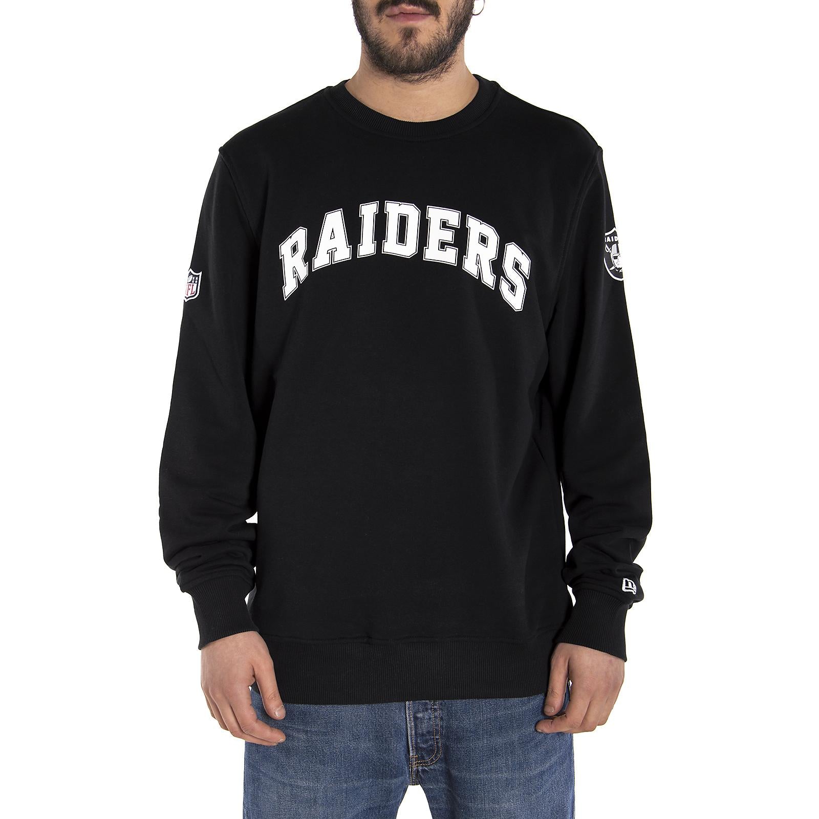 TEAM APPAREL CREW OAKLAND RAIDERS BLACK 11372459  NEW ERA 