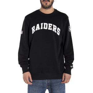 TEAM APPAREL CREW OAKLAND RAIDERS BLACK 11372459  NEW ERA 