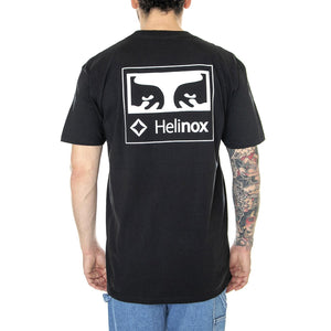 Obey x Helinox Classic Tee Black - Maglietta Girocollo Uomo Nera 165263490M-BLK  OBEY 