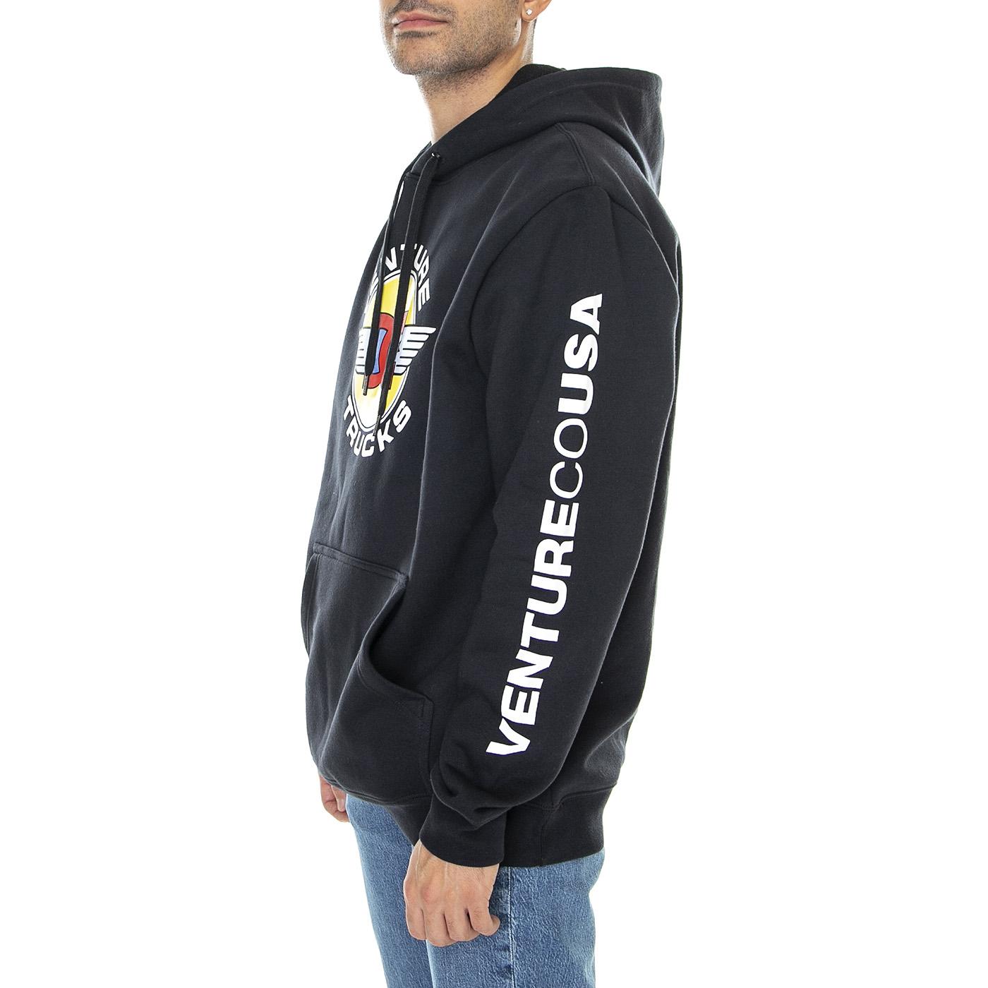 DC x Venturecousa PH KVJ0 - Felpa con Cappuccio Uomo Nera ADYFT03345-KVJ0  DC 